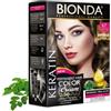 Bendida BIONDA Professional Colorazione Permanente in Crema 200ml | Confezione doppia | Cheratina e Moringa | colore ricco e lunga durata | copertura capelli bianchi 100% (6.7 caffè al cioccolato)