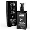 BARBER TOOLS Siero viso - CAPELLI - BARBE, Acido Ialuronico & Vitamina C + Vitamina B, Vitamina E + 4 oli vegetali/crema idratante, nutriente, riparatrice, anti-età