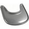 LIROPAU Vassoio per seggiolone compatibile con la sedia Stokke Tripp Trapp | Superficie liscia e forte aspirazione, facile da montare, accessorio per seggiolone per bambini da 6 a 36 mesi, grigio