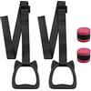 LAMXD Anelli da ginnastica regolabili con cinghie per esercizi di forza attrezzature per trazioni anelli fitness per bambini trapezio bar pull up anelli da palestra per bambini anelli per esercizi a casa