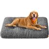 Feandrea Cuccia per Cani, Letto Cuscino per Cani di Grossa Taglia, XXL, Morbido Tappetino di Peluche, 122 x 74 cm, Imbottitura Soffice, Lavabile, Antiscivolo, Grigio Ardesia PGW294GN01