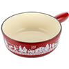 Kuhn Rikon Caquelon 32273 - Ferro da stiro a induzione, in ghisa, 24 cm, colore: Rosso