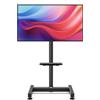 AX WABER Supporto indipendente da pavimento per televisori con ripiano, adatto alla maggior parte dei televisori LCD, LED e OLED da 13 a 50 pollici, Max Vesa: 200 * 200 AX2008TBM