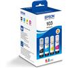 Epson 103 Multipack - 4er-Pack - Schwarz, Cyan