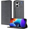 XINYEXIN Custodia per Xiaomi Redmi Note 13 Pro Plus 5G / 13 Pro+ 5G, Cover a Libro in Pelle PU con Blocco RFID, Slot per Carte, Supporto, Protezione Completa Antiurto - Nero