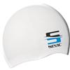 SEAC, Cuffia in Silicone per Nuoto in Piscina Unisex Adulto, Bianco, Taglia Unica