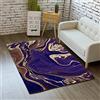Morbuy 3D Marmo Stampa Tappeto Salotto Grande Pelo Corto Moderno, Moquette Antiscivolo, Grandi Soggiorno Bambini Camera da Letto Decorazione Domestica Tappeti (Viola,60x120cm)