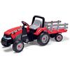 Peg Perego PEG Maxi Diesel Tractor - Trattore a Pedali per Bambini dai 2 Anni con Rimorchio Rimovibile, Sedile Regolabile e Clacson