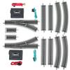Bachmann 44893 E-Z TRACK EXPANDER PACK - Nickel Silver N Scale, Grigio Roadbed, S