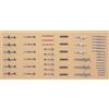FALLER Hasegawa HA 35009 - Aerei Armi: V US Missili/Launcher Set