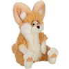 Wild Republic Snuggleluvs, Volpe del Deserto, Peluche con Peso, 38 cm, Regalo per Bambini, Giocattolo di Peluche, Imbottitura in Bottiglie d'Acqua Riciclate Filate