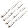kwinfei 4 Pezzi Strisce Luminose a LED, Barra LED Frigorifero 12V 2W Compatibile con E349766 MDDZ-162A 1629348, Ricambio Lampadina Frigorifero KIFF5017 KIFF5020 KIFF7017, Lampadina Frigo a Luce Bianca Fredda