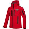 XEDLIY Personalizzato Stampa Softshell Giacca Uomo Impermeabile Pile Termico Outdoor Cappuccio Escursionismo Cappotto Sci Trekking Campeggio Abbigliamento Color4,L