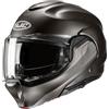 HJC, Casco Moto Modulare F100 UNI Semi Flat Titanium, XXL
