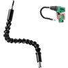 Yosoo Health Gear Trapano a prolunga flessibile, Cacciavite per albero flessibile universale 11,6 pollici con punta cacciavite con punta magnetica, punta cacciavite per telaio del computer, mobili