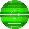 decoflor Italian Pie - Campo da calcio in cialda - diaemtro 22cm. - commestibile per decorazioni torte