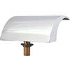 elpruperif Rubinetto Miscelatore Ingresso Cascata Vasca Termostatico Ottone Cromato per Maniglia Doccia Idromassaggio, Controllo Termostatico Automatico, Maniglia Tripla Divisa (Rubinetto Cascata 7)