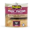 Rustins - Vernice per pavimento lucida & satinata, 1 litro / 5 litri. Disponibili tutti i colori Quercia scuro