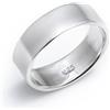 Silverly Anello per Sigaro in Argento Sterling | Anelli per il Pollice con Fascia Larga e Bordo Piatto per Donne e Uomini | Fedi Nuziali in Argento 925 Lucidato per lui e per Lei