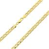 Prins Jewels - Collana unisex a maglia marinara piatta in oro giallo 750 18 carati, larghezza 3 mm, lunghezza a scelta