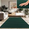 Paco Home Tappeto Moderno e Morbido per Soggiorno a Pelo Corto Lavabile Fluffy Uni Effetto Pelliccia Senza Tempo Elegante Antiscivolo Facile da Pulire, Dimensione:300x400 cm, Colore:Verde