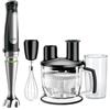 Braun Multiquick, frullatore a immersione, 1000 Watt, con tecnologia ActiveBlade, colore nero/acciaio inox Include 3 accessori Nero