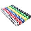 SYEYCW 60 Pezzi Dadi 6 Facce, 14mm Dadi da Gioco, a Sei Lati con Punti, per Giochi da Tavolo, Multigioco, Giochi Matematici, Bambini Set Dadi a più Lati, 6 Colori, 10 di Ogni Colore