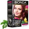 Bendida BIONDA Professional Colorazione Permanente in Crema 200ml | Confezione doppia | Cheratina e Moringa | colore ricco e lunga durata | copertura capelli bianchi 100% (6.66 rubino)