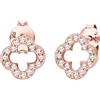 Elli Orecchino Donna Charms Frtunati Elegante con Cristalli Zirconia in Argento Sterling 925