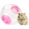 BORDSTRACT Ruota per Criceto, Palla Da Ginnastica per Criceti Da 18,5 Cm, Palla Criceto Trasparente, per Esercizi di Gerbillo per Criceto di Cavia Gerbillo(Rosa)