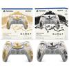 Sony Controller wireless PS5 DualSense Ghost of Yotei oro nero set di 2