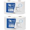 ecodrinks 4 Rotoloni Carta Industriale Expert Reflex 800 - 2 Confezioni da 2 Bobine Asciugatutto 2 Veli Pura Cellulosa, 395 Strappi per Rotolo da 87 m Ristoranti, Officine