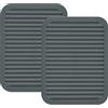 Smithcraft Lucky Plus, sottopentola in silicone per pentole e padelle calde, protezione per il piano di lavoro, tappetino drenante, resistente al calore, confezione da 2 pezzi, colore: grigio, nero, rosso, verde, blu, forma: rettangolare, quadrata, …