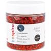 INNSPIRO Roccia in vetro rotondo argento rosso 3,8 mm. 6/0 120 g.