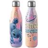 H&H Bottiglia Termica Stitch Space, 500 ml, Acciaio Inox 18/10, Isolamento 12 Ore Caldo/6 Ore Freddo