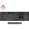 Keychron K10 Max Layout Italiano ISO, Tastiera Meccanica Wireless Full-Size, Bluetooth/2.4GHz/USB-C, Hot-Swappable, QMK/VIA, per Windows, macOS e Linux, Super Red Switch