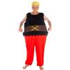 Chaks - Costume Ordinalfabetix, Asterix & Obelix, pescivendolo, costume per carnevale, cosplay e convention di fumetti