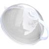 Zhangpu Coperchio per microonde Ø 27 cm con maniglia, copertura trasparente resistente agli spruzzi d'acqua (tipo 2)