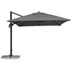 Schneider Rhodos Grande 2025 - Ombrellone Rettangolare, 400 x 300 cm, Struttura in Alluminio, Rivestimento in Poliestere, 26.6 kg, Antracite