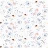 VaryFloral Carta da Parati Beige 30.5cmx300cm Carta Parati Adesiva Muro Acquerello Carta Adesiva Giallo Fiore Blu Pellicola Adesiva Foglie Carta Adesiva per Mobili Vintage Adesivi per Mobili Cassetto
