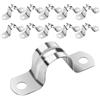 Ezitruz 30 fascette stringitubo a U da 25 mm, supporto per tubo in acciaio inox 304, morsetti di fissaggio per tubi del gas, tubi dell'acqua, parete e cavi