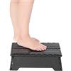 Ausla Sgabello Pieghevole Multiuso con Maniglia, Portata 136 kg Antiscivolo, 38x21,5x13 cm