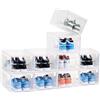 PAIDE P La Box des Sneakers Pack 10uds. Porta Scarpe Trasparenti per Scarpe da Ginnastica. Scatole Porta Scarpe per la Conservazione. Scatole Scarpe. Espositore di Sneakers. (10uds NewLines)