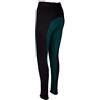 Avon Equine Pantaloni da equitazione da donna in cotone/lycra con tasca frontale, morbidi ed elastici, bicolore, pantaloni da equitazione, nero/foglia di tè., 56