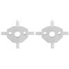 OUKENS Perno lavafari, perno cruciforme girevole copertura lavafari adatto per Jaguar X-Type S-Type