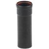 HOMEGARDEN - Tubo per stufa pellets 100 cm diametro 8 cm con guarnizione di tenuta