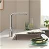 Grohe Blue Pure Minta rubinetto da cucina, estraibile, orientabile, 30590DC0, Blue Pure Minta supersteel [Rubinetteria da Cucina > Rubinetti da Cucina]