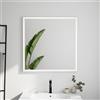 evineo ineo5 evo specchio illuminato La: 80 cm, con illuminazione su tutto il perimetro, BEA069MI, ineo5 evo [Specchi > Specchi]