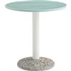Hay - Tavolo rotondo Ceramic - Verde - Cemento effetto terrazzo - Designer Muller Van Severen