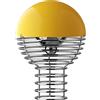 Verpan - Lampada senza fili ricaricabile Wire - Giallo - Acciaio cromato - Designer Verner Panton